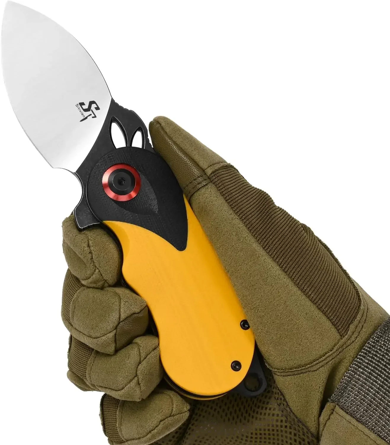 Imagem -05 - Sitivien-lâmina de Aço Faca Dobrável K110 G10 Handle Ferramenta Edc Facas de Bolso para Trabalhar Acampamento ao ar Livre Caminhadas Sobrevivência