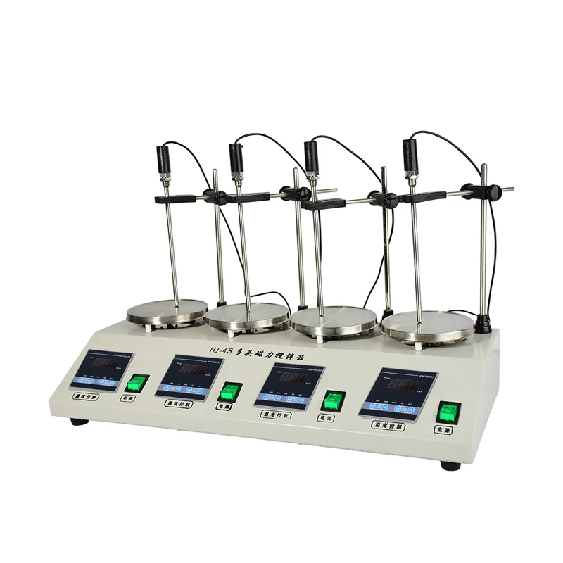 Laboratory HJ-2SA multi-head quadruple six-gang electric magnetic stirrer constant temperature heating constant speed same