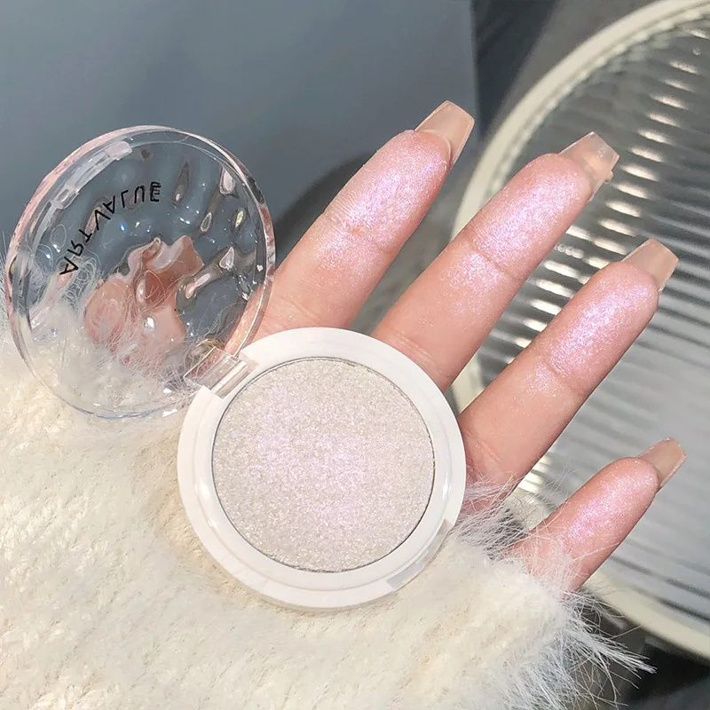 Paleta de polvo resaltador de brillo nacarado, maquillaje brillante para cara y cuerpo, brillo dorado, maquillaje de contorno Natural - details 4