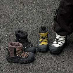 2025 New Winter Children Snow Boots For Boys Waterproof Warm Fur Rubber Sole Non-slip Fashion Girls Boots EU 26-37