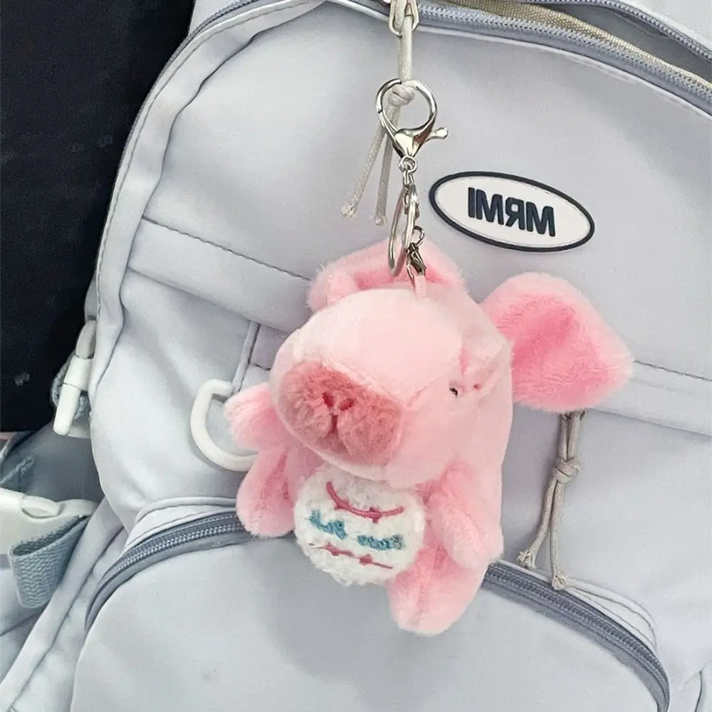 

With Wings Capybara Plush Pendant Pull Rope Wings Trembling Capybara Plush Keyring Funny Cartoon Capybara Plushie Doll