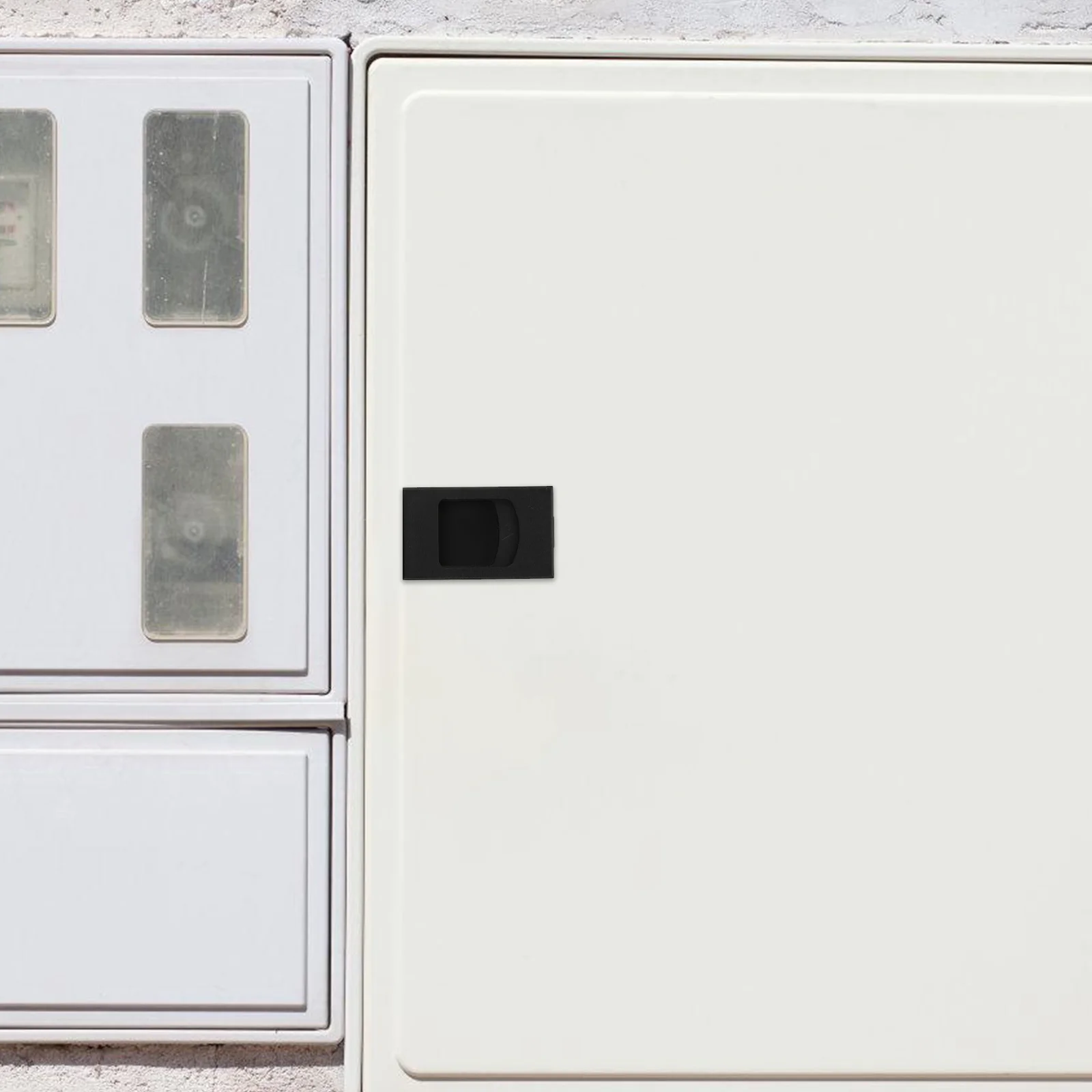 

4Pcs Rv Door Hardware Plastic Buckle Lock Simple Design Durable Material Easy Installation for Camper Cabinets and Windows