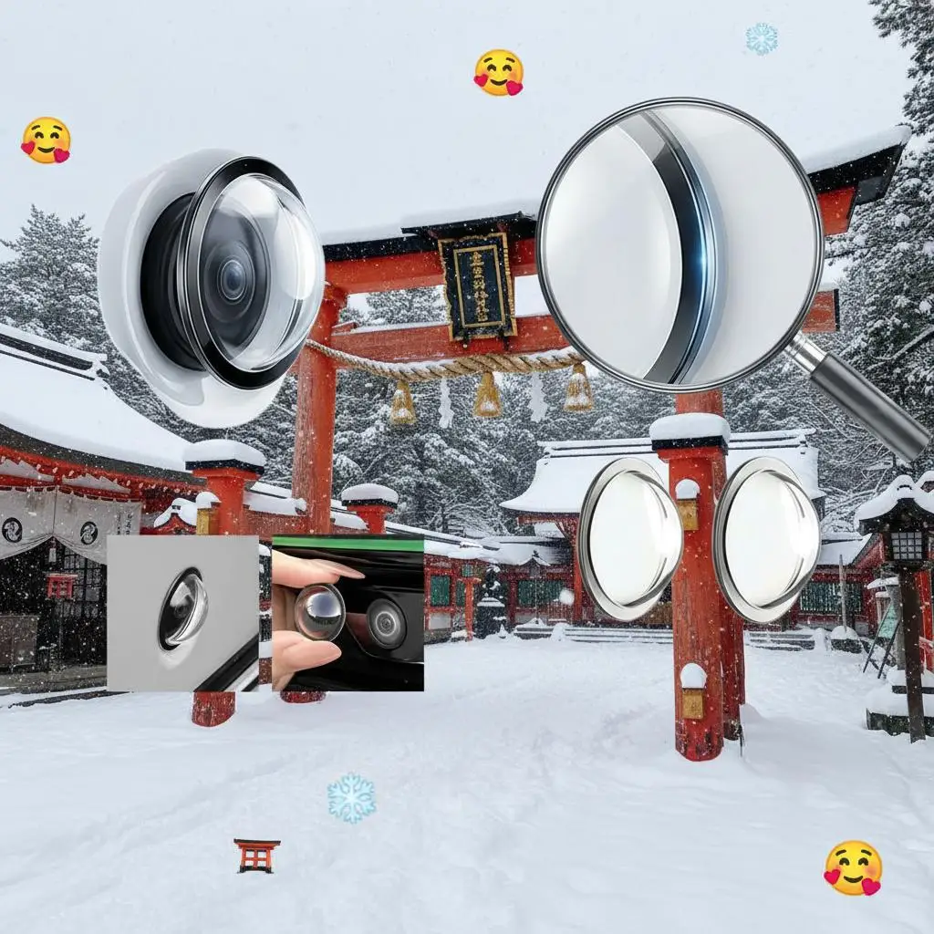 

Комплект из 2 защитных чехлов для объектива автомобильной камеры 360°, HD, устойчивые к царапинам, из поликарбоната