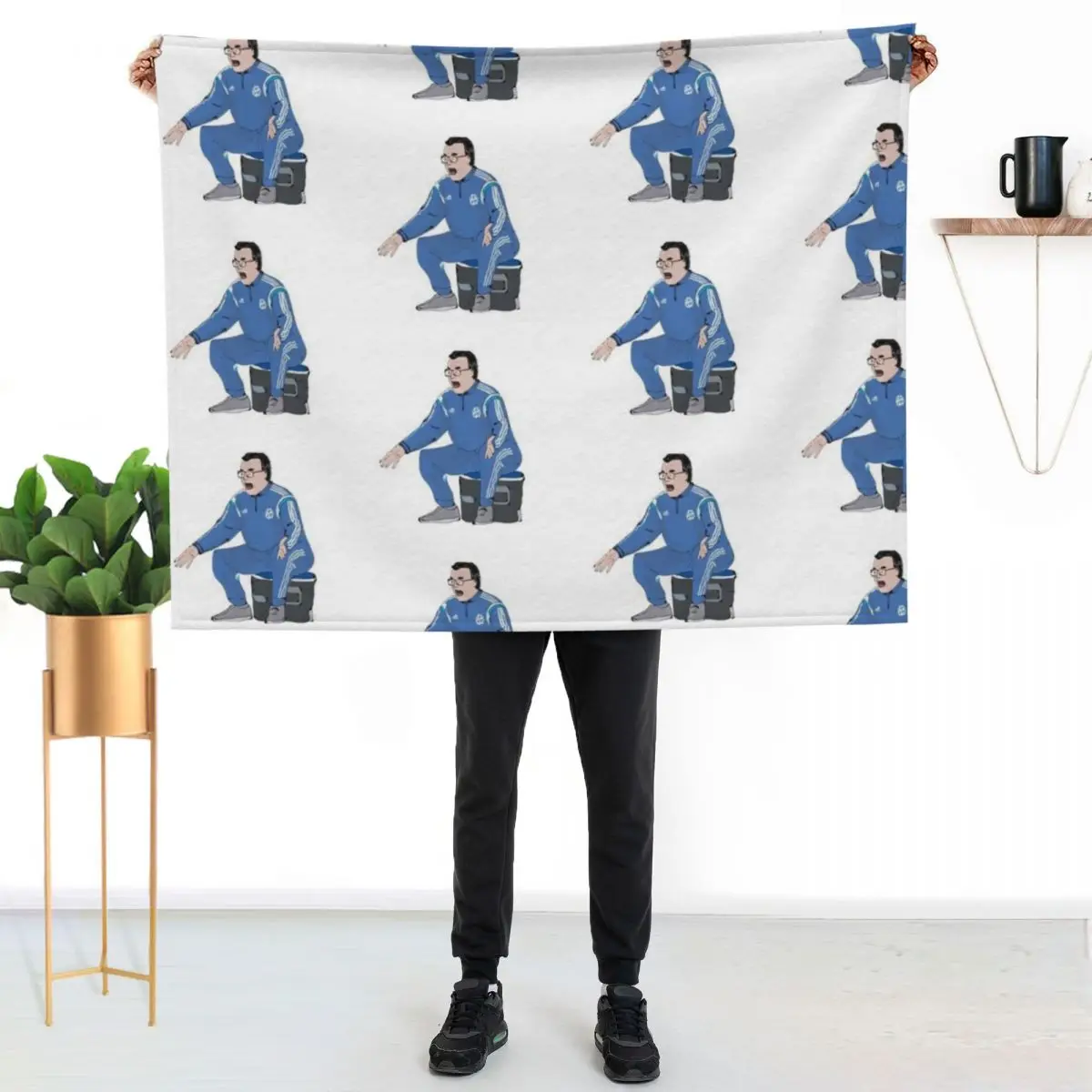 

Marcelo Bielsa OM Throw Blanket Stain Resistant Cozy Warm Blanket