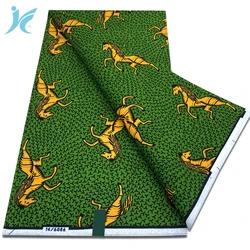 Classic Wax Fabric Guaranteed Veritable African Wax Real Fabric 100% Cotton Soft Tissu Pagne Ankara Wax Fabric for Women Dresses