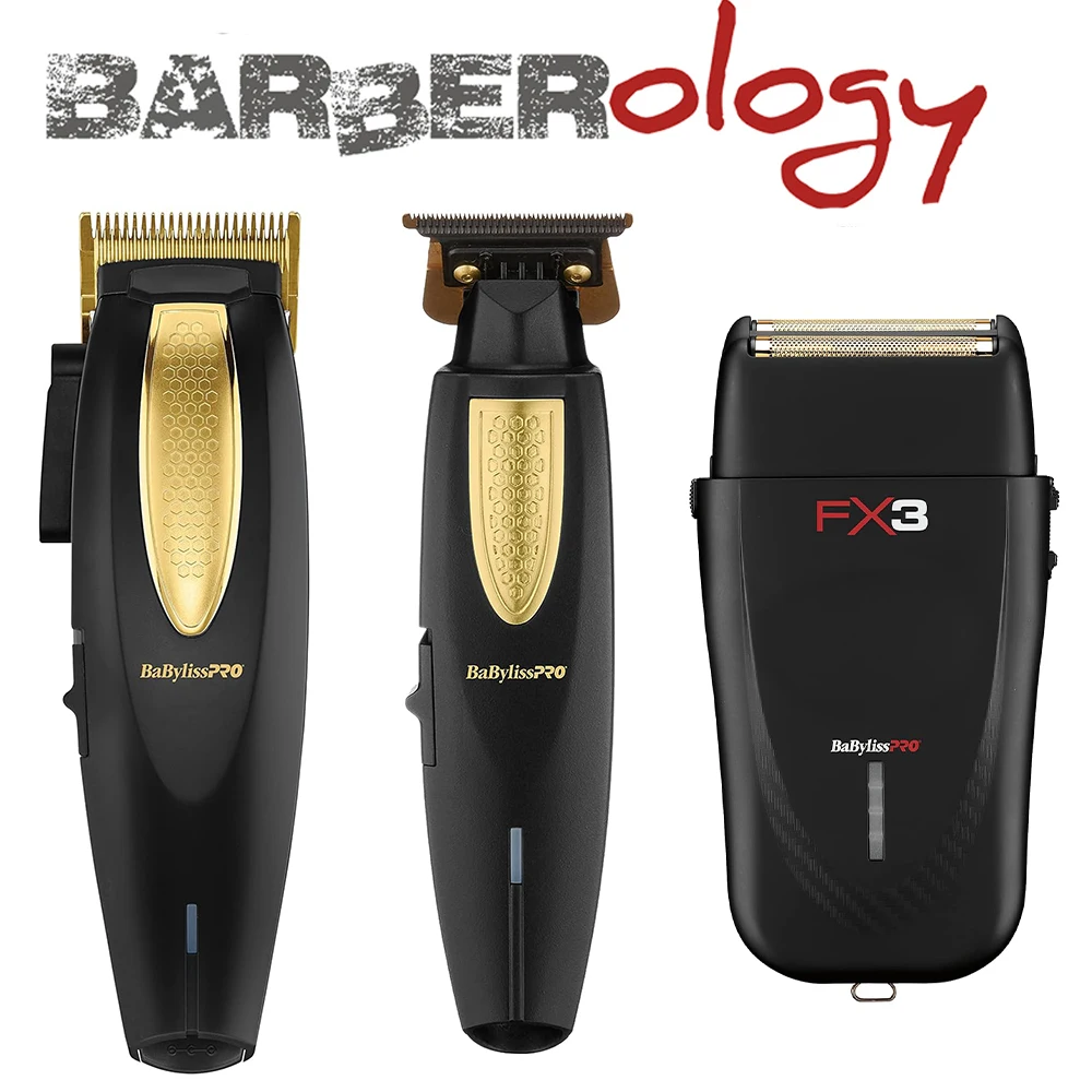 Barberology JRL Andis Magic Clip Professional Barber Cordless Hair Clipper&Hair Trimmer&Foil Shaver For Barbers and Stylists