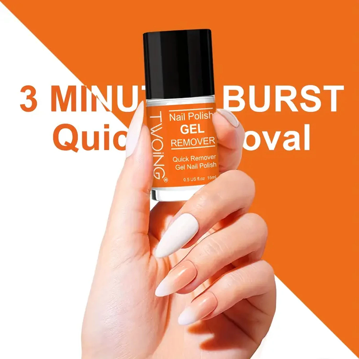 Conjunto removedor de esmalte em gel, esmalte removedor rápido de 2-5 minutos, com removedor de esmalte em gel, fita de látex para unhas, para cuidados com salão de beleza