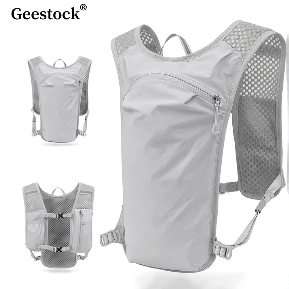 Geestock Cycling Running Hiking Backpack Breathable Trail Running Marathon Water Backpack Sports Vest Riding Bike Climbing Bag
