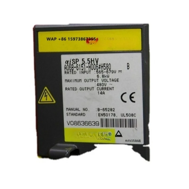 In Stock DC Servo Driver A06B-6151-H006#H580 Cnc Machine Parts Electrical test Bench