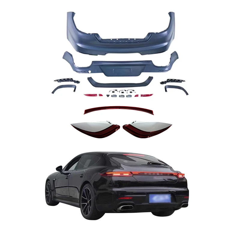 Continuous Taillight Upgrade with LED Lamp for 2010-2016 Porsche Panamera 970 New Brake Turn Signal Reverse Light at 12V Voltage