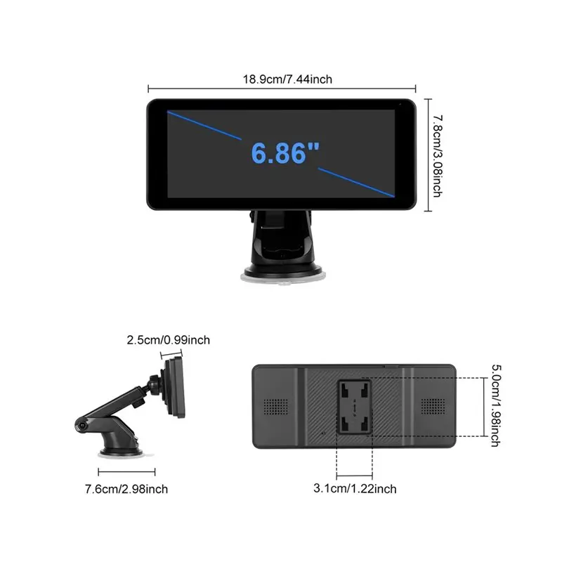 Carplay Android Auto Navigation Cast Baby Monitoring 6.86