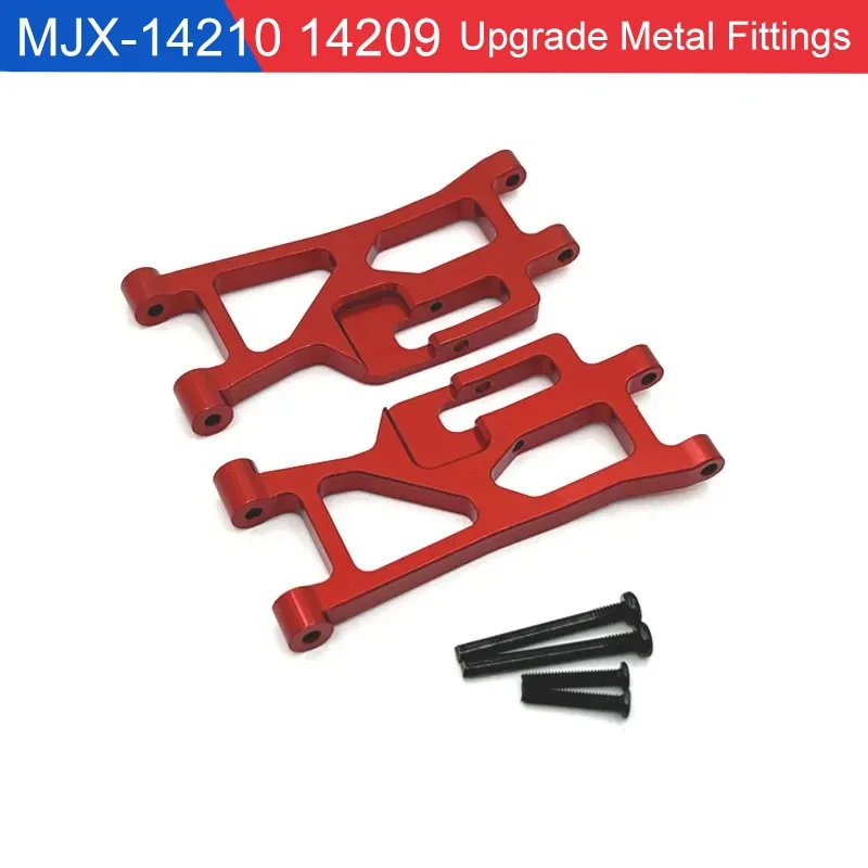 MJX 14209 14210 H14BM Upgrade Accessories Aluminum Alloy Suspension Arm Wheel Seat Steering Cup Shock Tower HyperGo Metal Parts