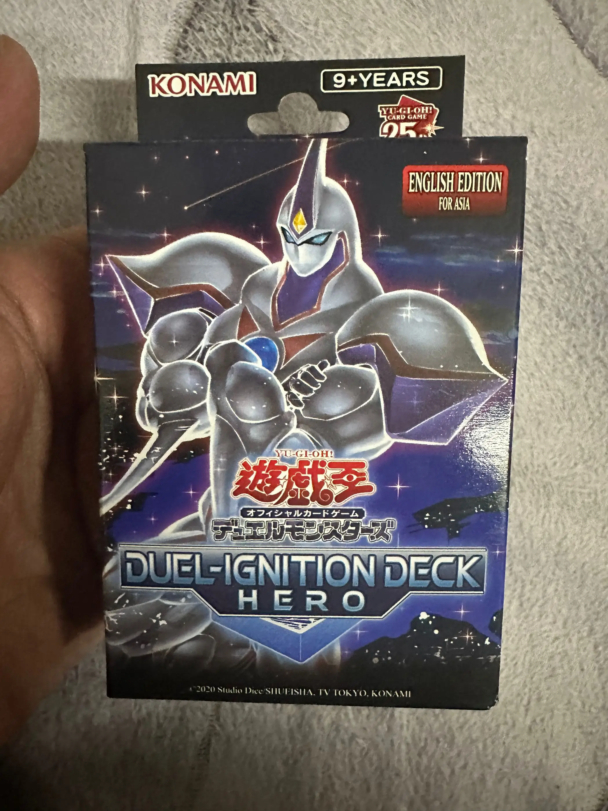 Yugioh KONAMI Duel Monsters Duel-Ignition Deck Hero Spirit Neos DI01 Elemental HERO Азиатская английская коллекция Герметичная коробка-усилитель