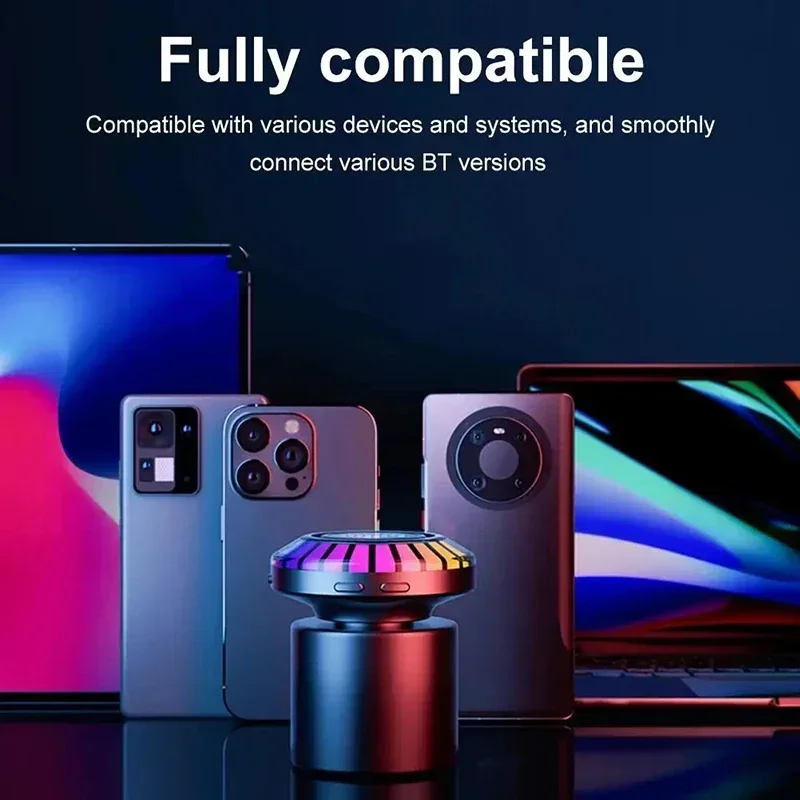 New car magnetic music rhythm lamp atmosphere light RGB LED strong magnetic  interiors decoration Gifts for Men Women