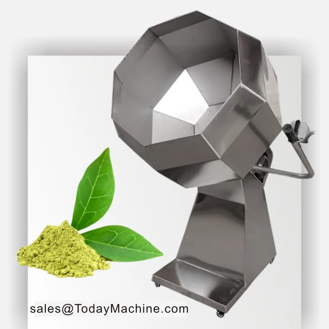 آلة نكهة الوجبات الخفيفة الأوتوماتيكية / آلة مطلية بالحلوى متعددة الوظائف، خلاط توابل مثمن للفول السوداني #6