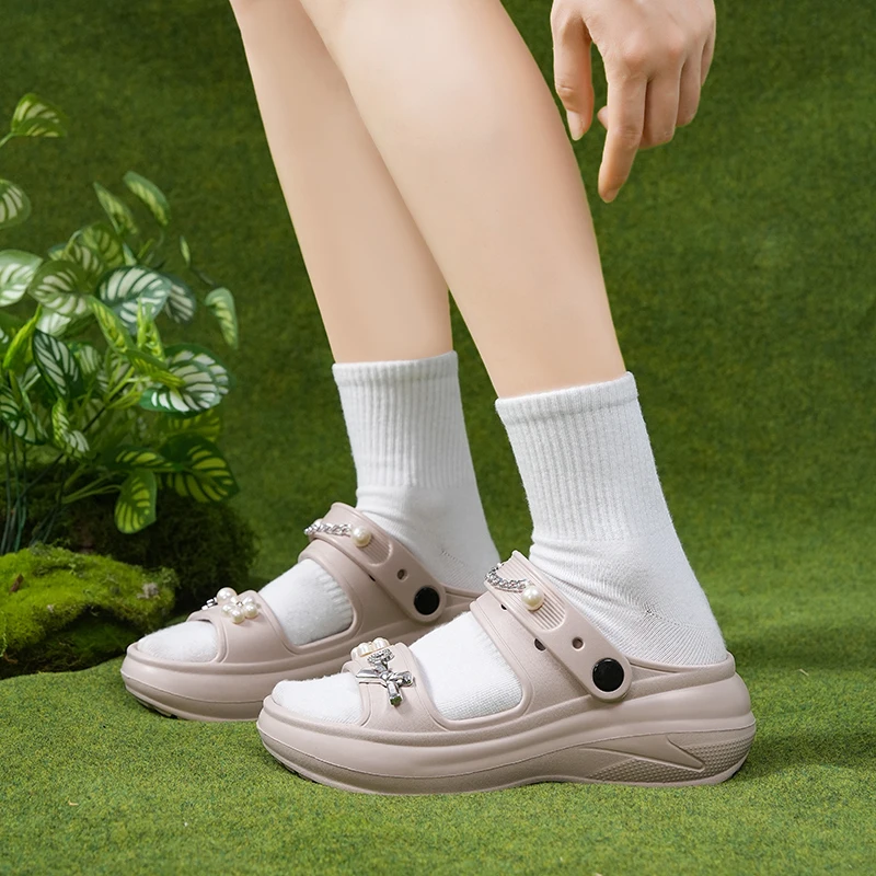 Women's Eva Platform Slides, Thick Sole Non-slip Casual Shoes_voghion.com