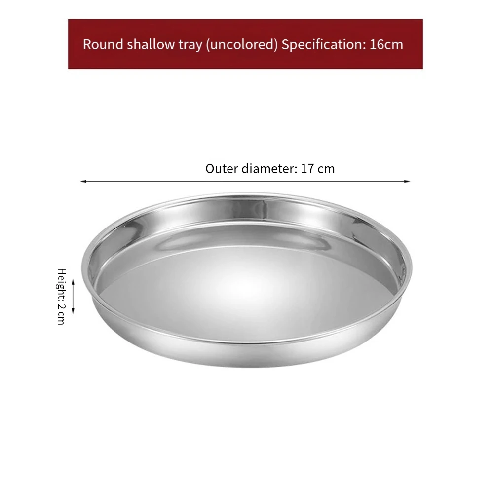 

1PC Cake Pan 16-34CM For Oven Baking Dishes For Baking Cakes In The Oven Round Baking Tray Kitchen Parts Bakeware Kits Tools