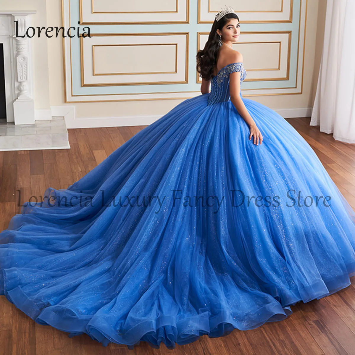 Grânulos florais 3D com espartilho, vestido Quinceanera, vestido de baile mexicano, vestido formal, 15 anos, 16 anos, 2024