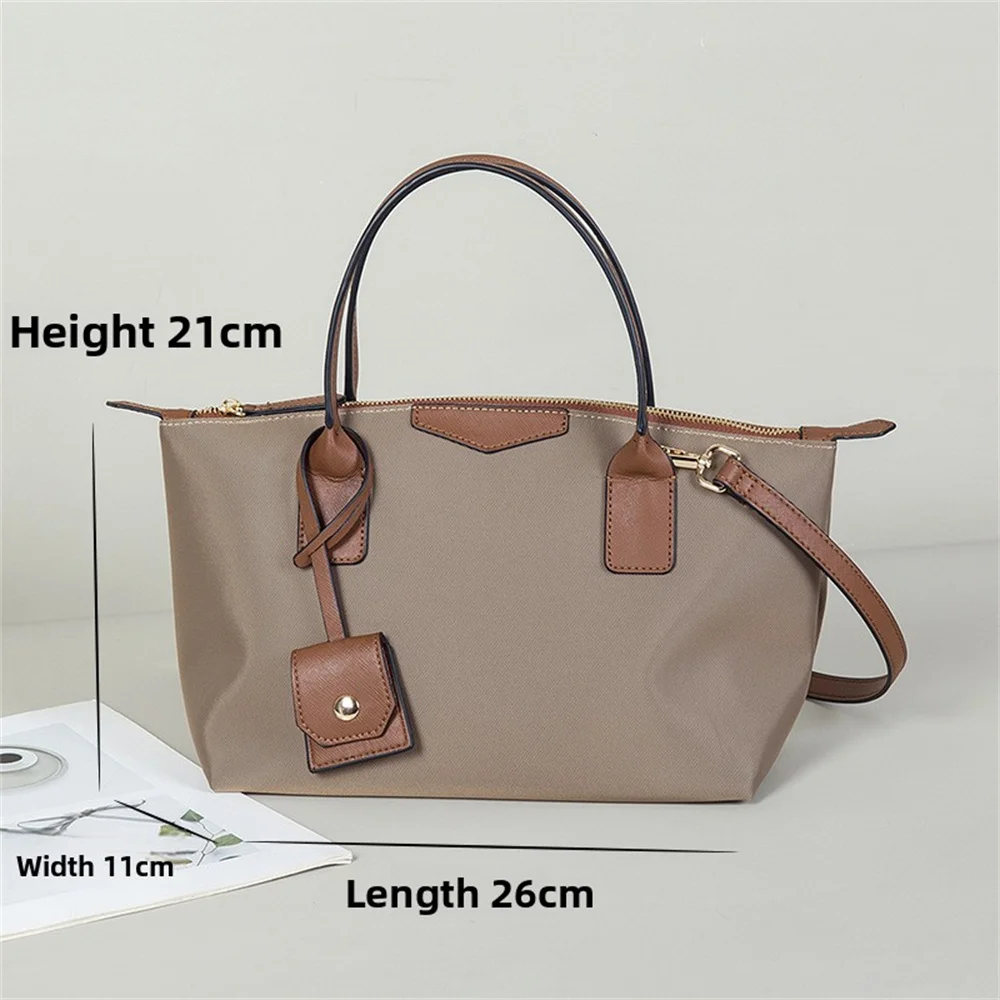 

Luxury Quality Top-handle Bags For Women Oxford Cloth Mini Shoulder Shopper Tote Bag With Pendant Designer Handbags