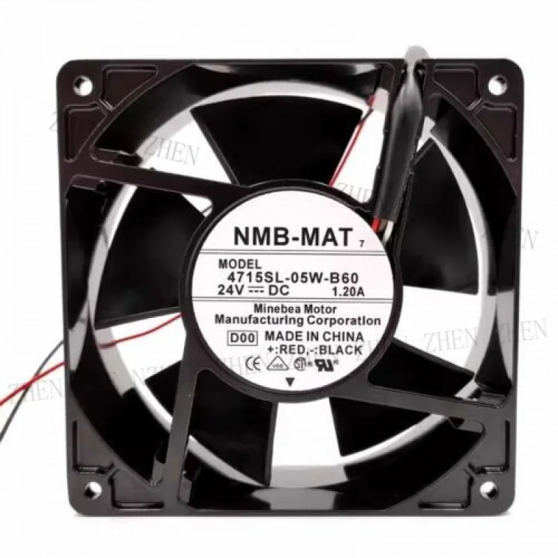 

Y FOR NMB 4715SL-05W-B60 DC24V 1.2A 120*120*38MM 3-Wire Cooling Fan