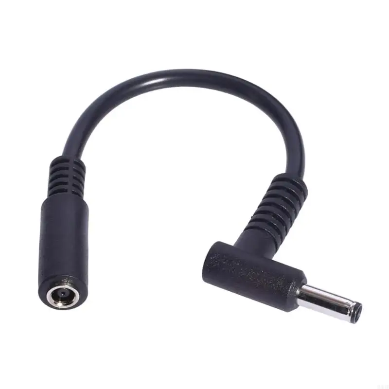 90 Degree Angled DC4530 Charging Cord Extension Cable 4.5x3.0mm 15cm Length 83CE
