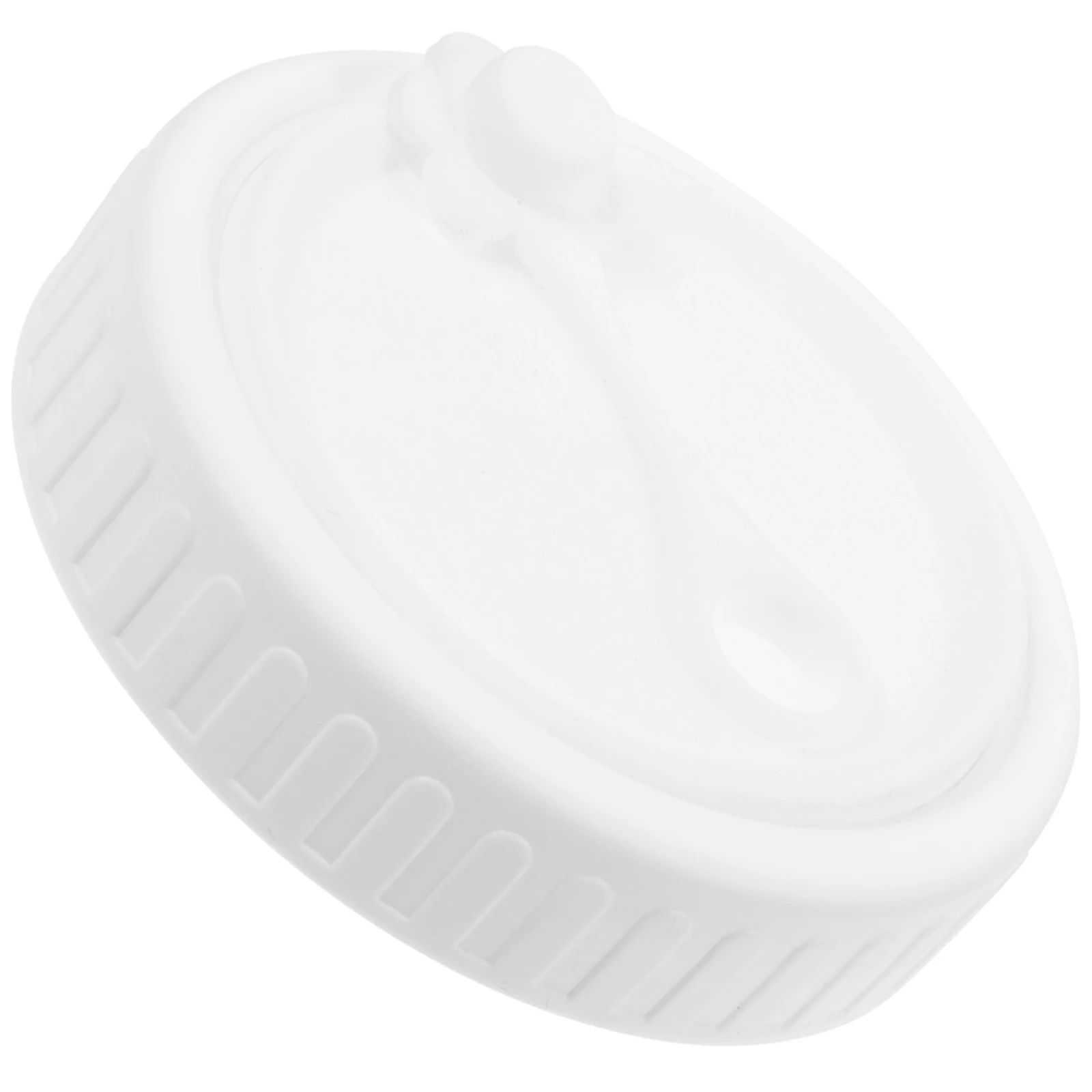

Mason Jar Lids 86mm Wide Mouth Silicone Cover Straw Hole Reusable Food Safe Drinking Accessories Canning Jars Kitchen Bar