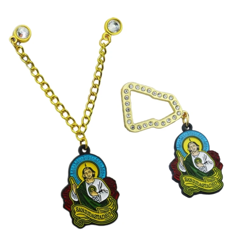 

Elegant Hat Chain/Pendant Unique Metal Hat Decoration Pin Creative Cartoon Brooch Lapel Pin for Fashionable Attire