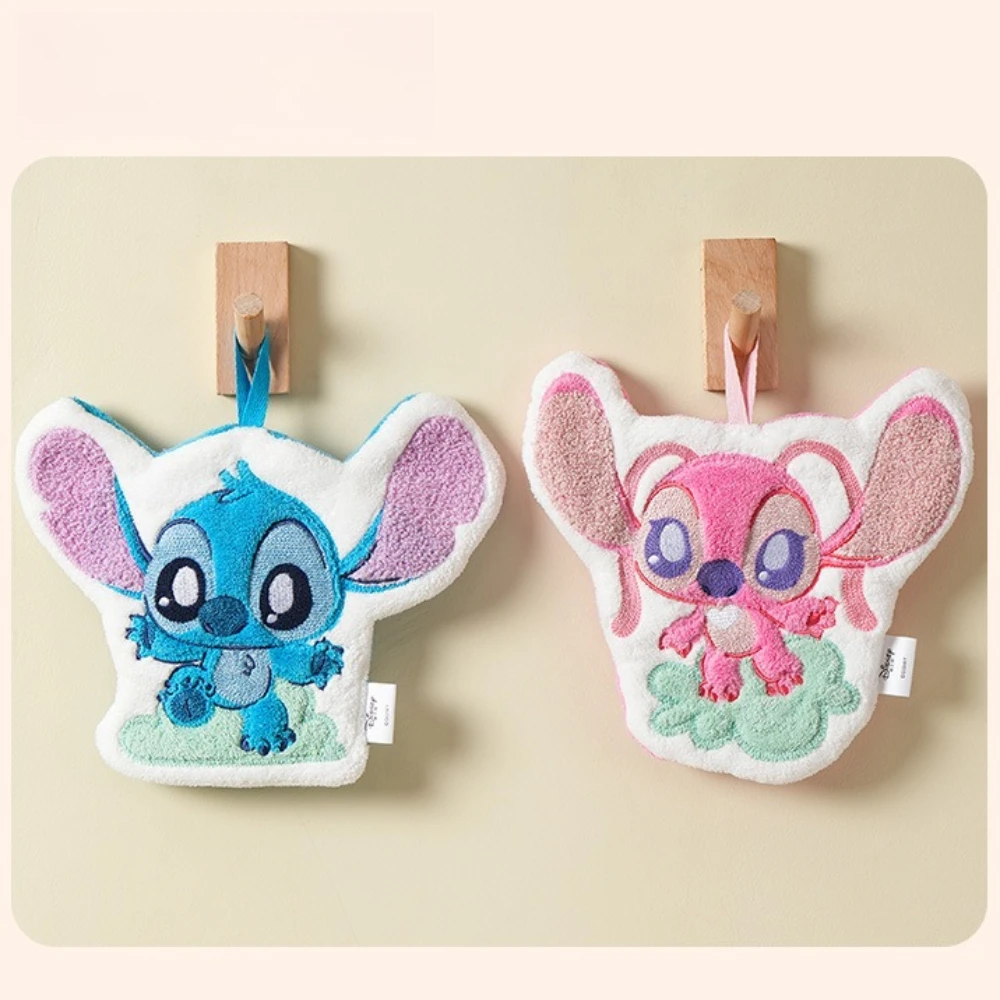 

2025 New Hot-selling Disney Coral Fleece Towel Creative Cartoon Stitch Cute Hand Towel Can Be Hung Thickened and Absorbent