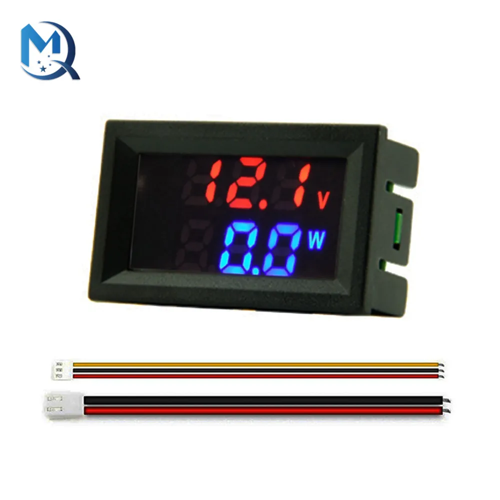 M520 5-30V 10A LED Digital Voltmeter Ammeter Car Motocycle Voltage Current Meter Volt Detector Tester Monitor Panel