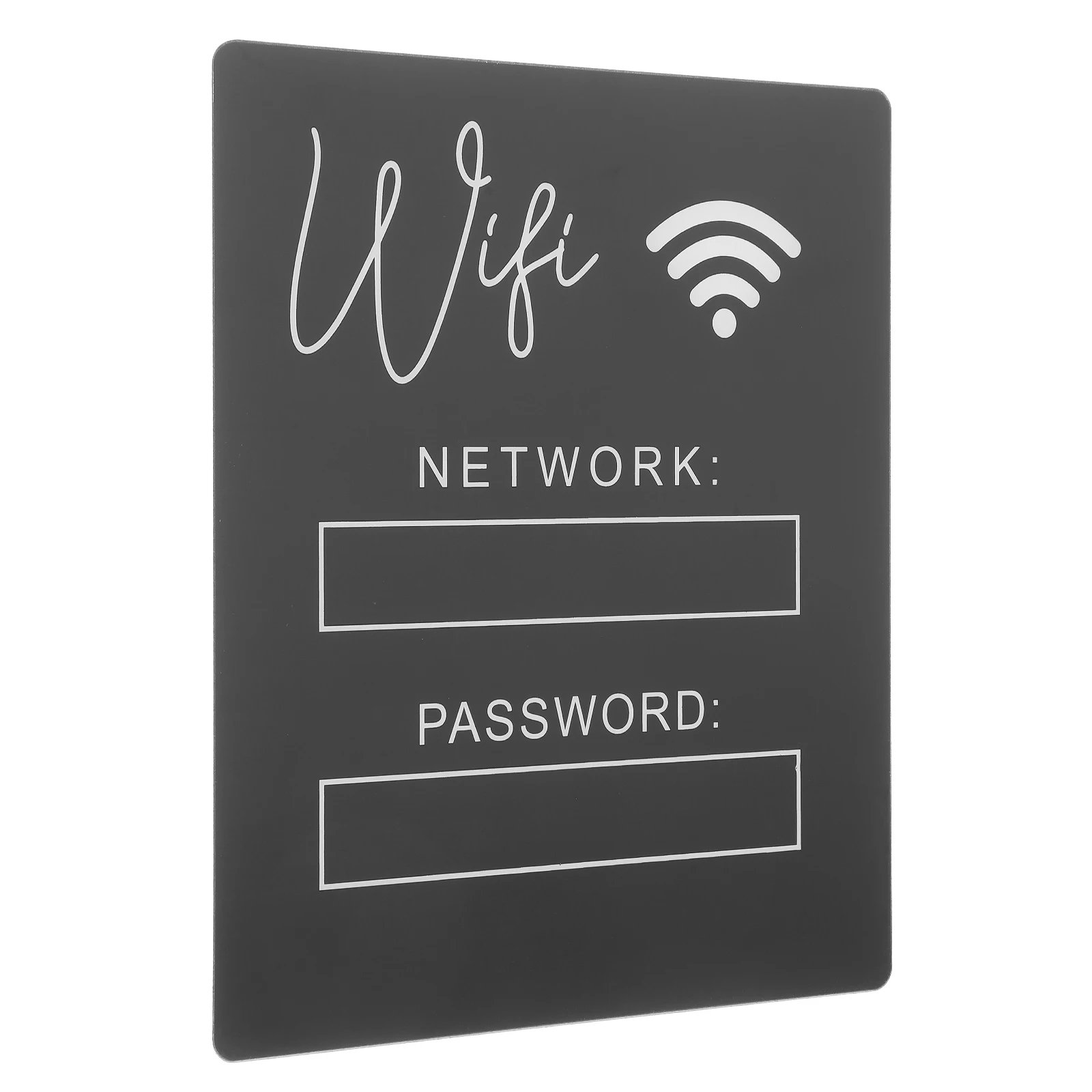 Wifi Password Sign Guest Room Home Daily Table Board Hotel Acrilico Account