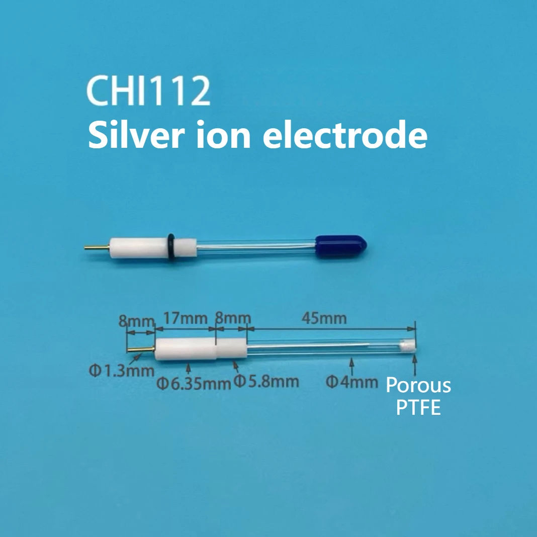 CHI111Ag/AgCI كلوريد الفضة والفضة رباعي فلوروباس القطب المرجعي CHI112 نوع السيراميك غير المغمور أيون الزئبق #2