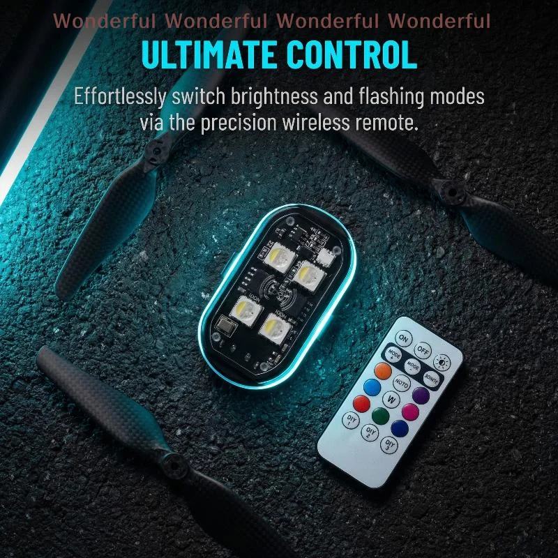 

Car LED Warning Strobe Lights Anti Collision Safety Lights Waterproof Design for Exterior Auto Decoration and Alert