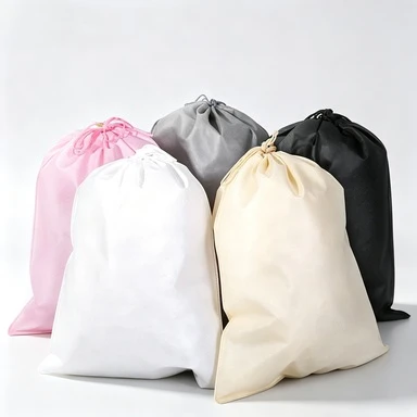 5PCS Travel Supplies Convenient Drawstring for Easy Tightening Pouch Home Closet Travel Practical Accessories Mixed-color Set