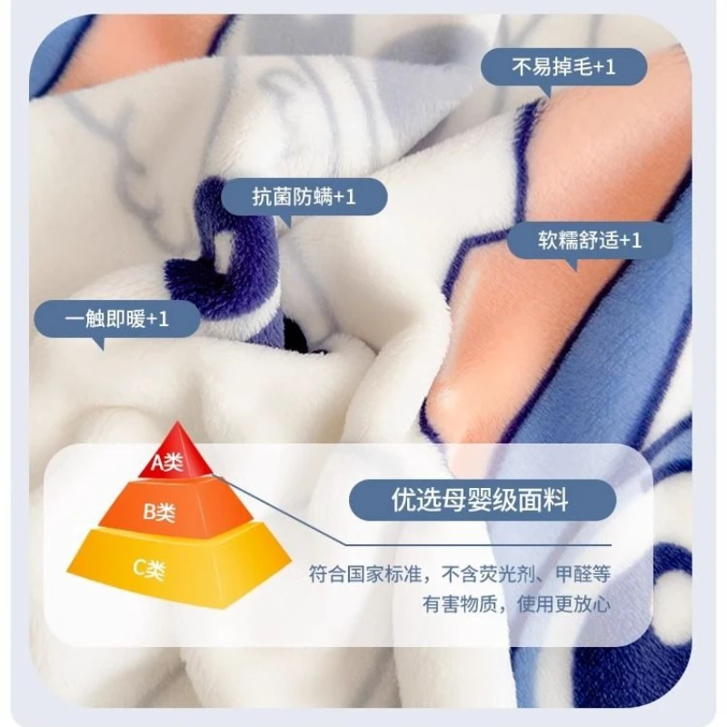 남성과 여성을위한 귀여운 디즈니 카와이 스티치 새로운 홈 부드럽고 가벼운 패션 만화 인쇄 패턴 자동차 사무실 따뜻한 담요