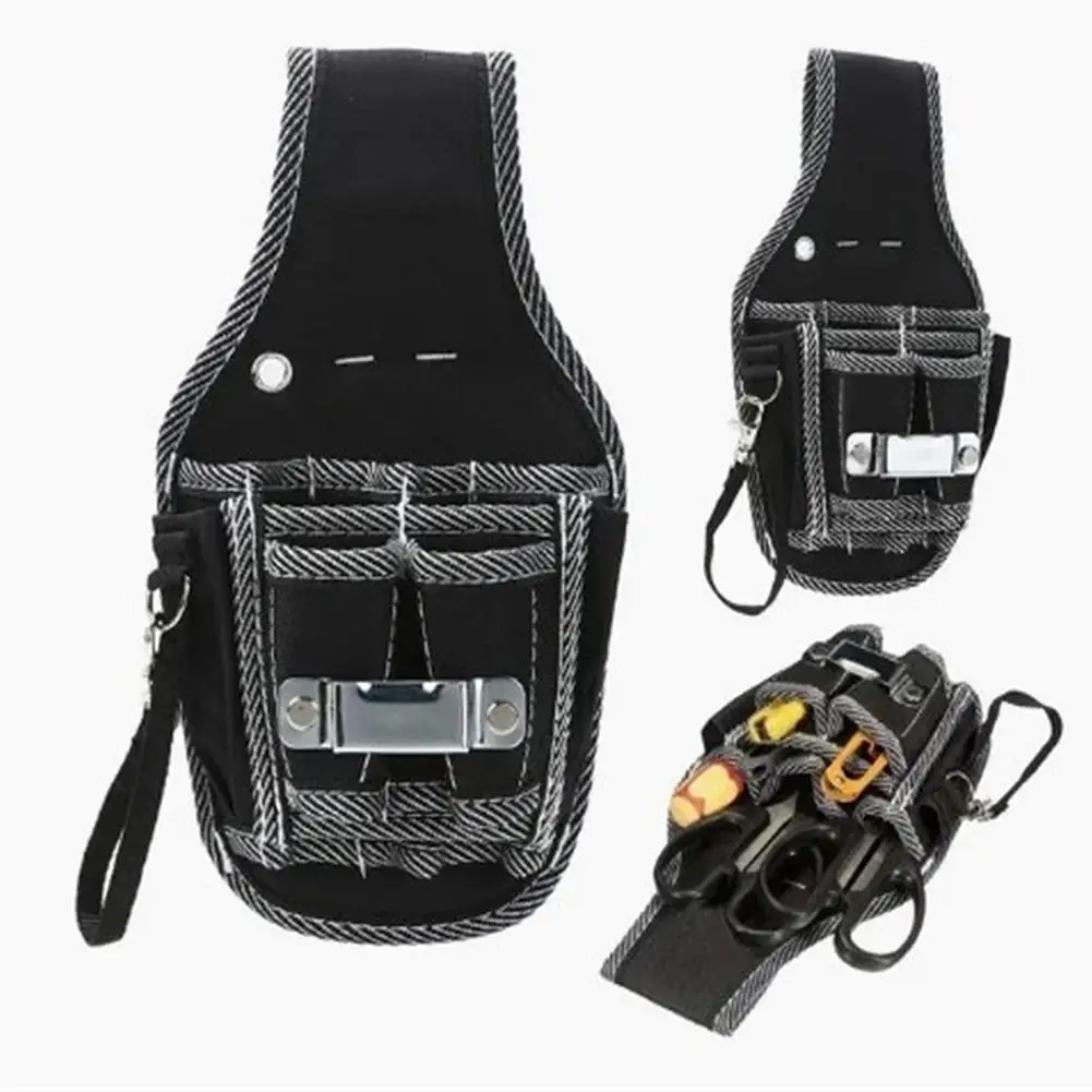 Electrician Repair Waist Tool Bag With Multi Pocket Large Capacity 600d Oxford Cloth Outdoor Waist Bag Belt Screwdriver Kit