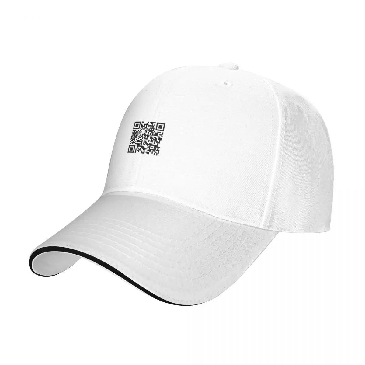 

Rickroll QR Code Baseball Cap Anime sun hat Custom Cap Beach Outing Hats For Men Women's