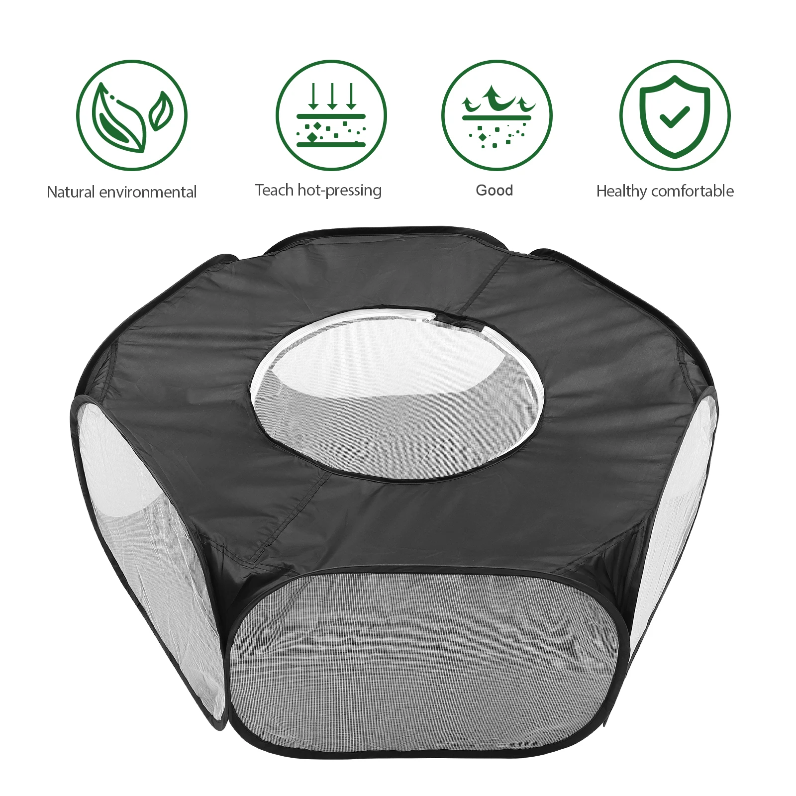 

1pc Small Pet Fence Playpen Foldable Durable Outdoor Indoor Use For Hamster Rabbit Cat Puppy Space Relief Stress Prevent Chewing