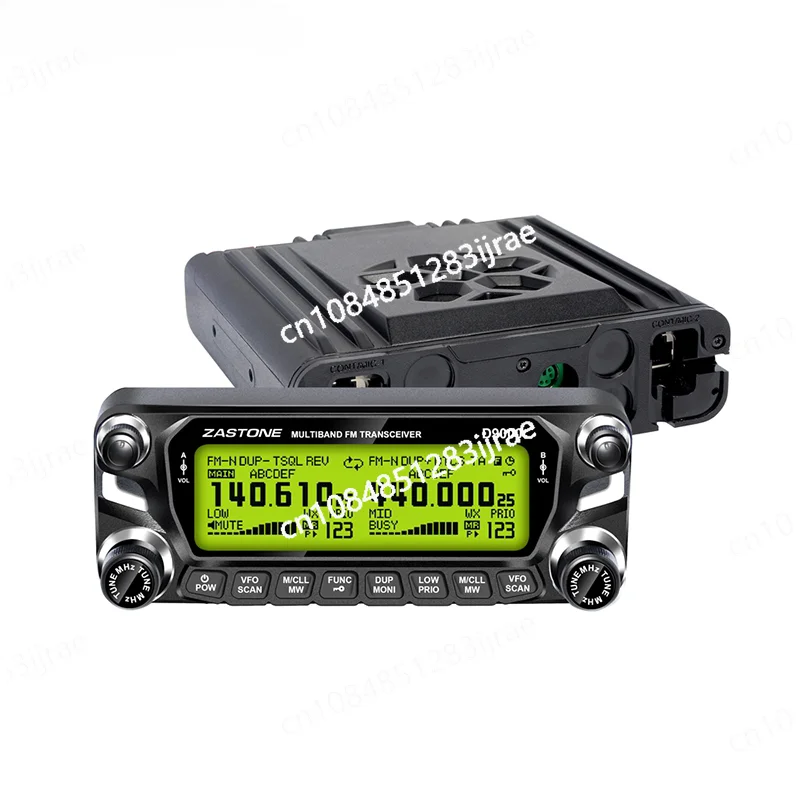 Two Way Transceiver, D9000, 50W, UHF, VHF, 136-174,400-520MHz Zastone-Car Radio Station Walkie Talkie