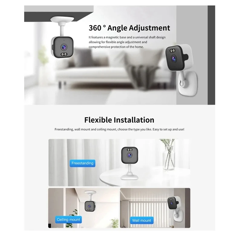 Ежедневная 3-мегапиксельная камера безопасности, двухдиапазонная, 2,4G, 5G, Wi-Fi, IP-камера, AI, обнаружение гуманоидов, домашняя безопасность, CCTV, радионяня