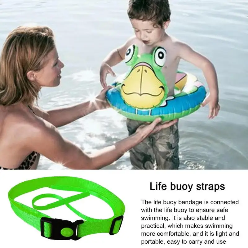 Nadar cintos de treinamento lifebuoy cinta cinto de natação bóia webbing para inflável natação boia tow float airbag