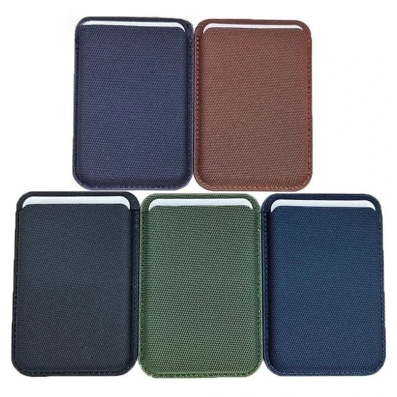 Techwoven Magnetische Kartenhalter-Lederhülle für Magsafe iPhone 18 17 16 Pro Max Samsung S26 S25 Ultra Mac Safe Kartenfächer