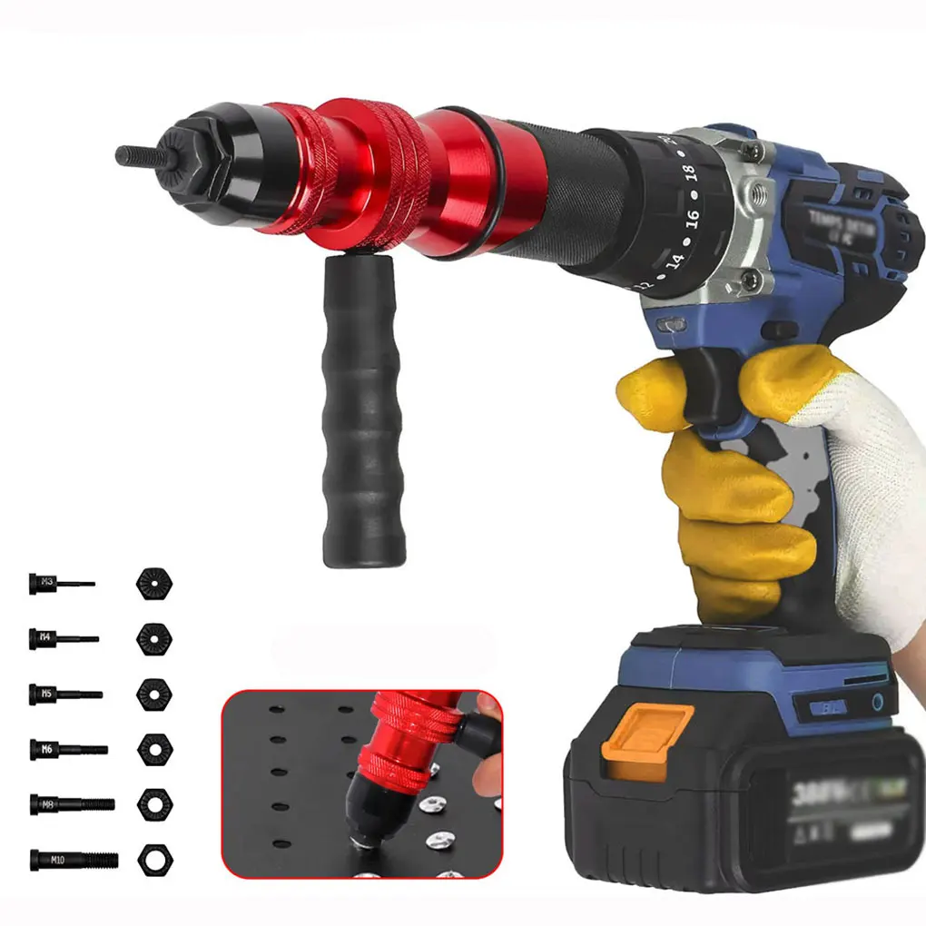 Metal Rivet Nut Gun Removable M3-M10Tool Rivet Nut Tool Nut Tool For Electric Drill/Hand Wrench