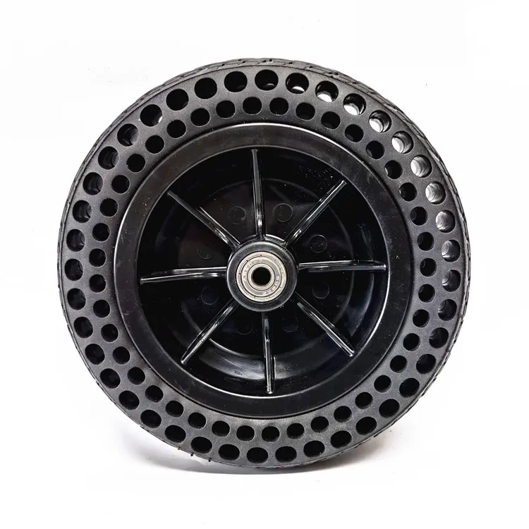 Solid Tire 8 Inch 8X1 1/4 200x45-110 With Hub Wheel For Electric Scooter Wheelchair Non-Pneumatic Honeycomb Inner Diameter 8mm