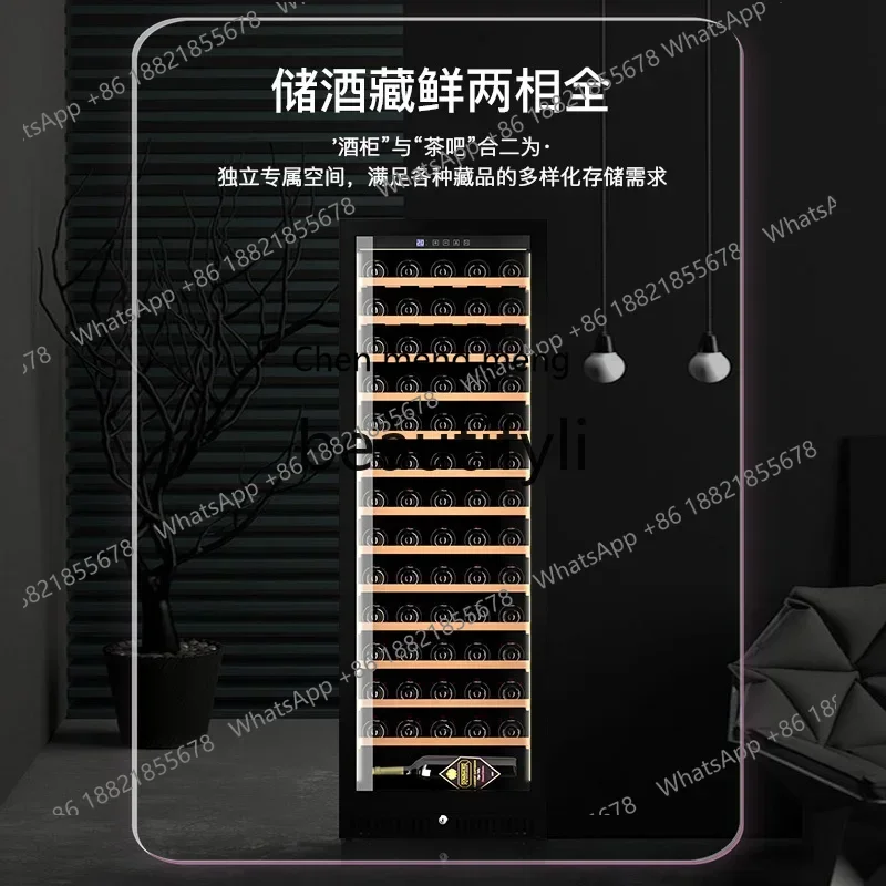 

Hot sales Air-cooled Wine Cabinet Constant Temperature Wine Cellar Home Living Room Tea Beverage Ice Bar Freezer 1m - 1.8m High