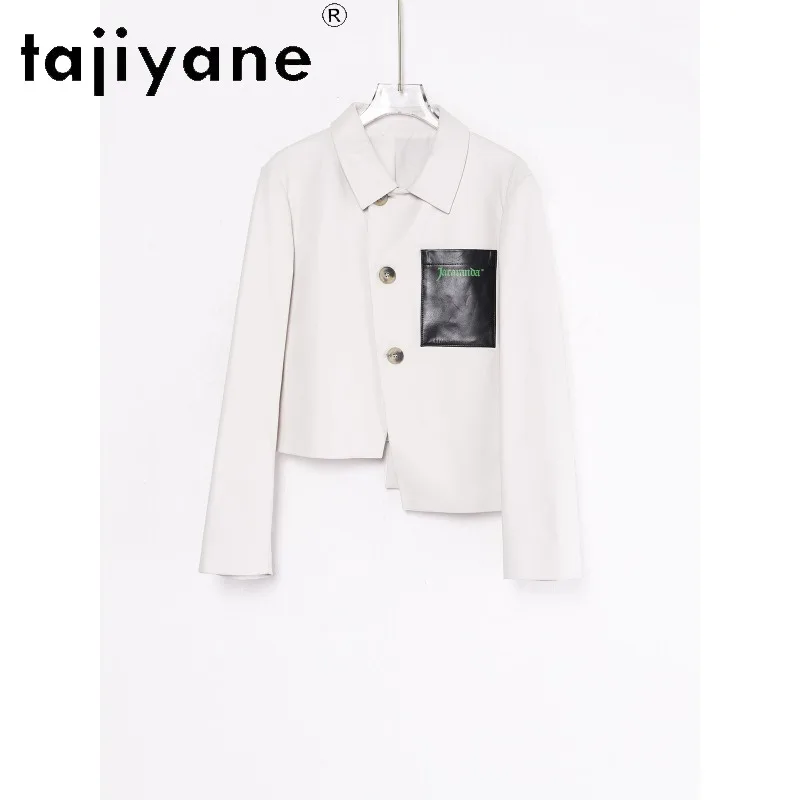 TAJIYANE Genuine Leather Jacket Woman 100% Natural Sheepskin Leather Coat Cropped Jacket for Woman Clothing Stylish Jaqueta 2026