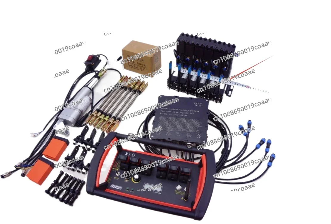 6 Proportional Motor Hydraulic Valve Wireless Linear Joystick Remote Control