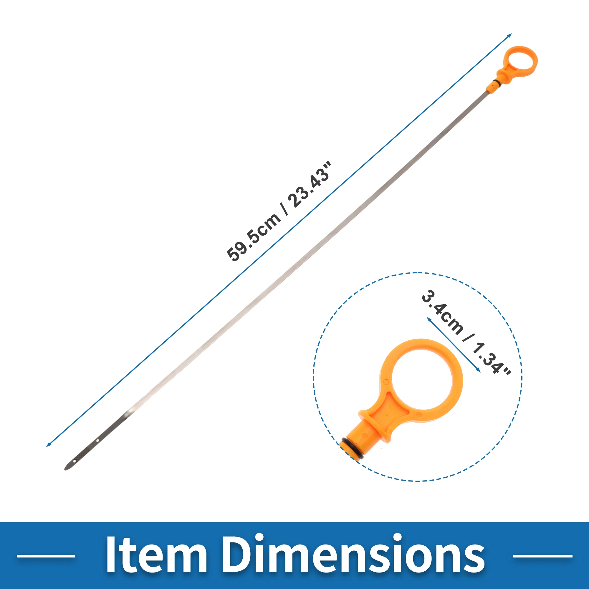 UXCELL Engine Oil Dipstick No.CJ5E6750AB for Ford Edge 4 Cyl 2.0L EcoBoost (240PS)