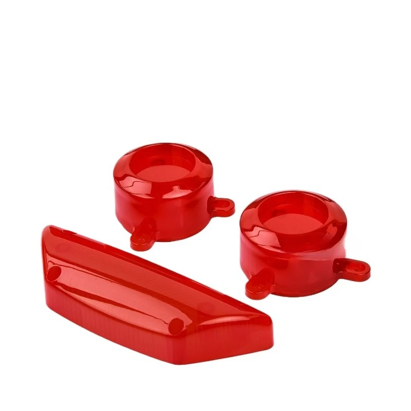 TT Motor Arcade Machine Tail Light Cover Red Plastic Shell Left Center Right Brake Light Replacement