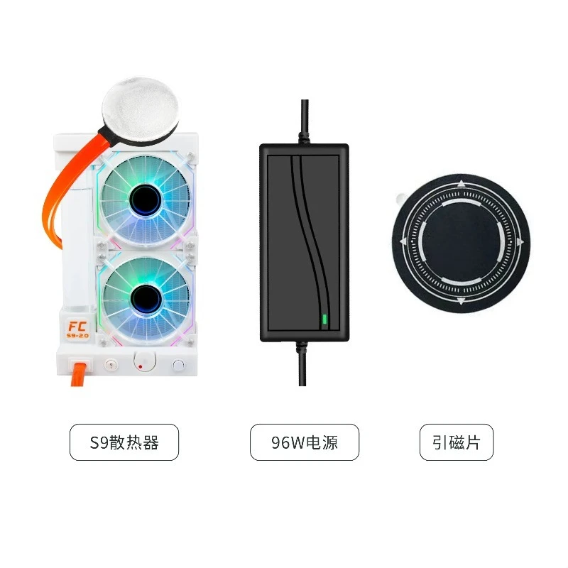 S9 Semiconductor Water Cooling Radiator, Phone & Tablet Cooler for Gaming Live Stream, Fast Cooling for Devices