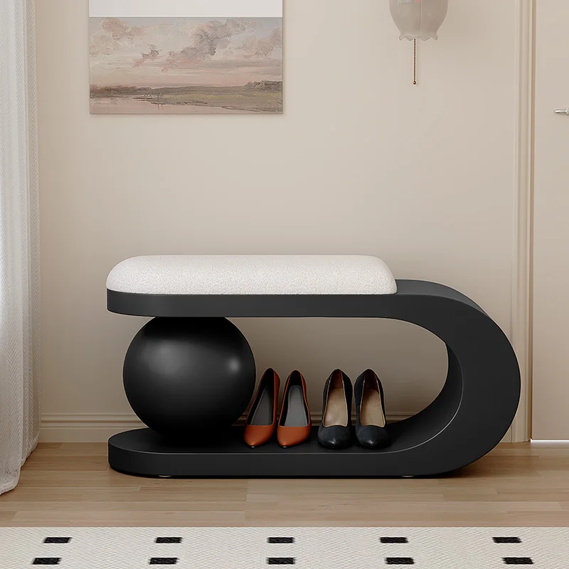 Nordic High-end Shoe Changing Stool,creative Home Sofa Stool, Bed Stool, Long Bench, Sitting Stool, Shoe Changing Stool
